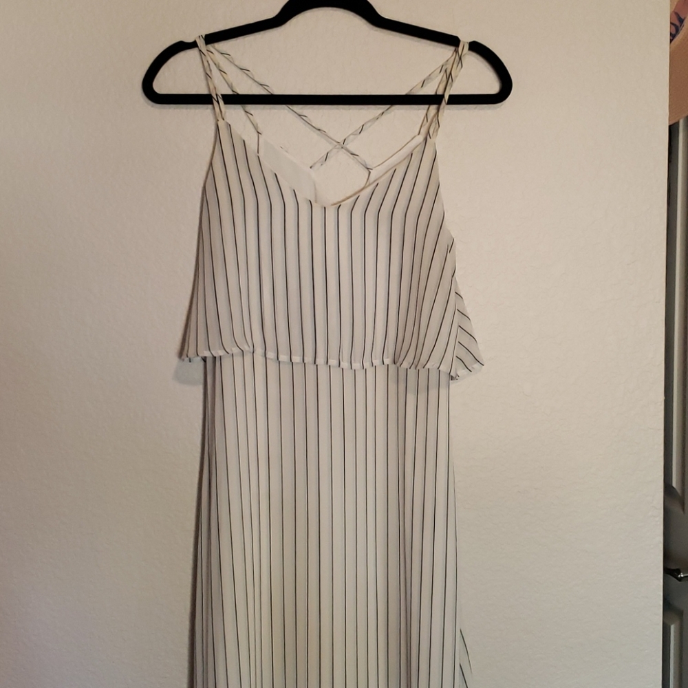 Pinstripe maxi